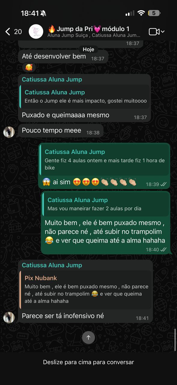 Depoimento de aluna